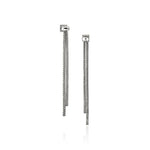 Icon Stud Earrings, Sterling Silver, Diamonds