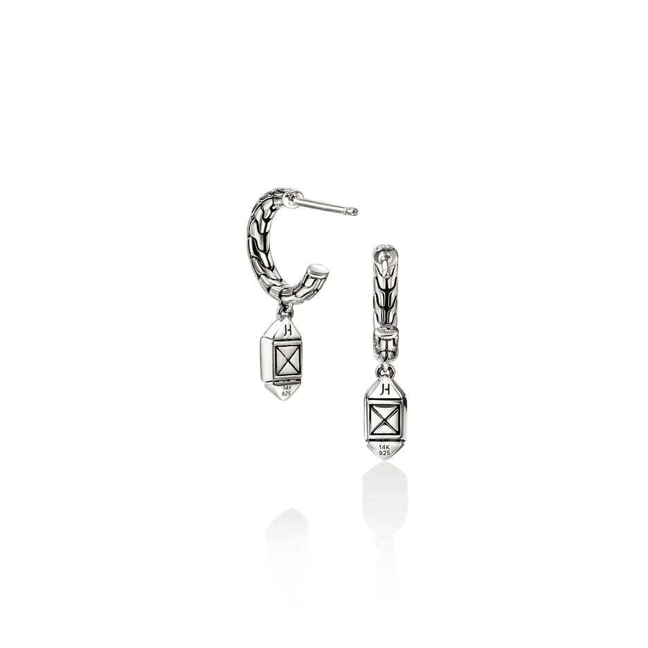 Icon Stud Earrings, Gold, Sterling Silver, 5MM