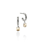 Icon Stud Earrings, Gold, Sterling Silver, 5MM