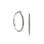 JH Essential Hoop Earring, Gold, Sterling Silver, 34.5MM