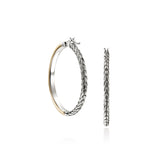 JH Essential Hoop Earring, Gold, Sterling Silver, 34.5MM