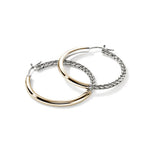 JH Essential Hoop Earring, Gold, Sterling Silver, 34.5MM