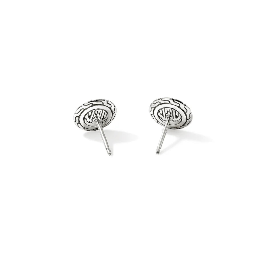 JH Essential Stud Earring, Gold, Sterling Silver, 10MM