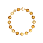 Jaipur Color 18K Yellow Gold Citrine Bracelet, 7"