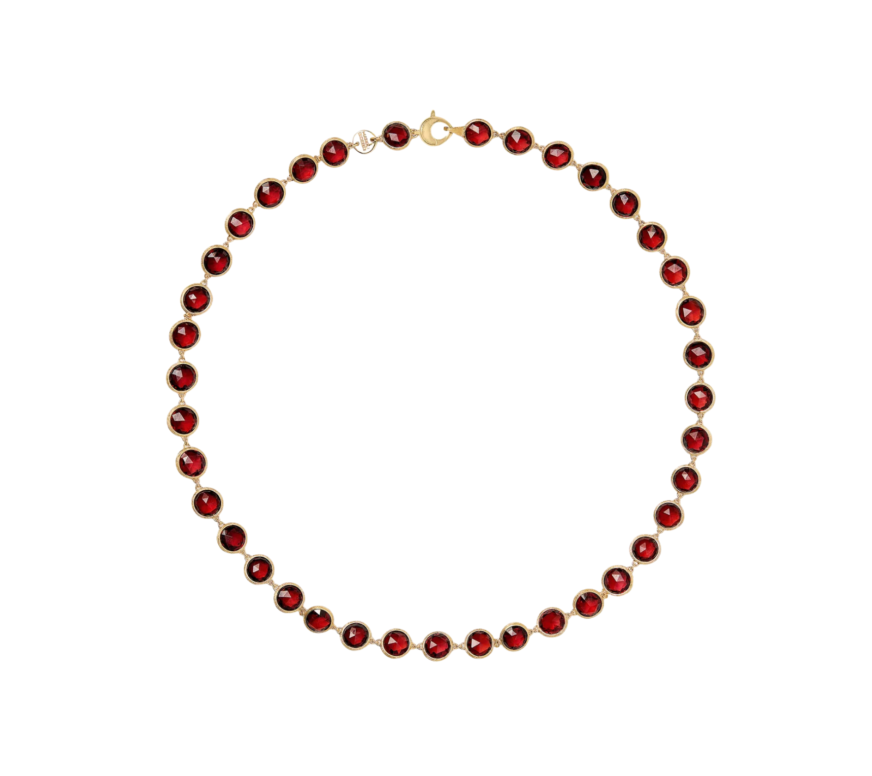 Jaipur Color 18K Yellow Gold Citrine Necklace, 16.5"