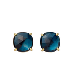 Jaipur Color London Blue Topaz Stud Earrings