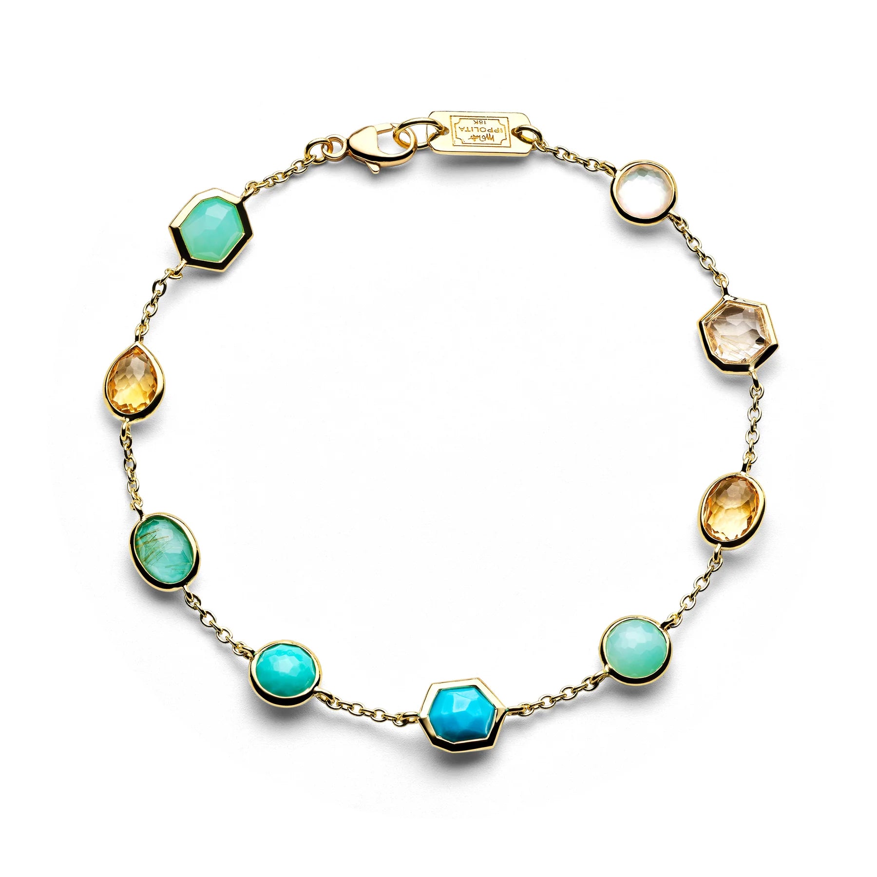 Confetti Bracelet 18k gold in Fronda
