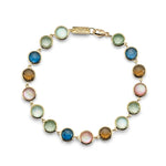 Flexible Bracelet 18k gold in Salvia