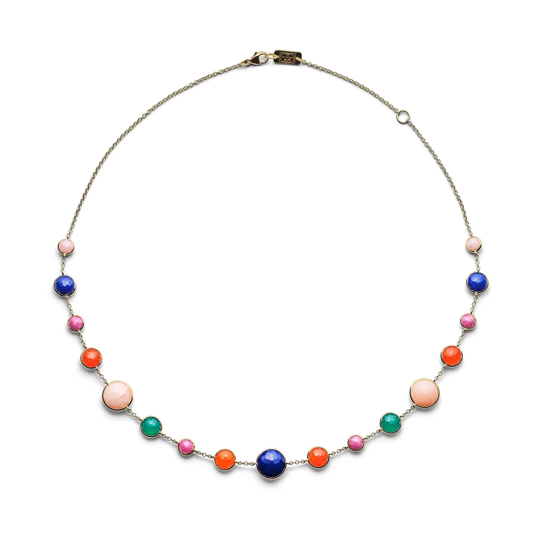 Lollitini Short Necklace 18k gold in Festa