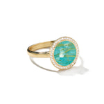 Mini Lollipop Ring 18k gold With Diamonds