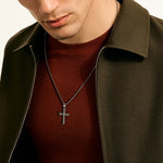 JH Essential Cross Pendant, Sterling Silver
