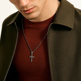 JH Essential Cross Pendant, Sterling Silver