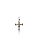 JH Essential Cross Pendant, Gold, Sterling Silver