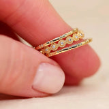 Chakra White Diamond Band