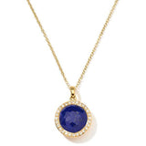 Lapis Lollipop Pendant Necklace