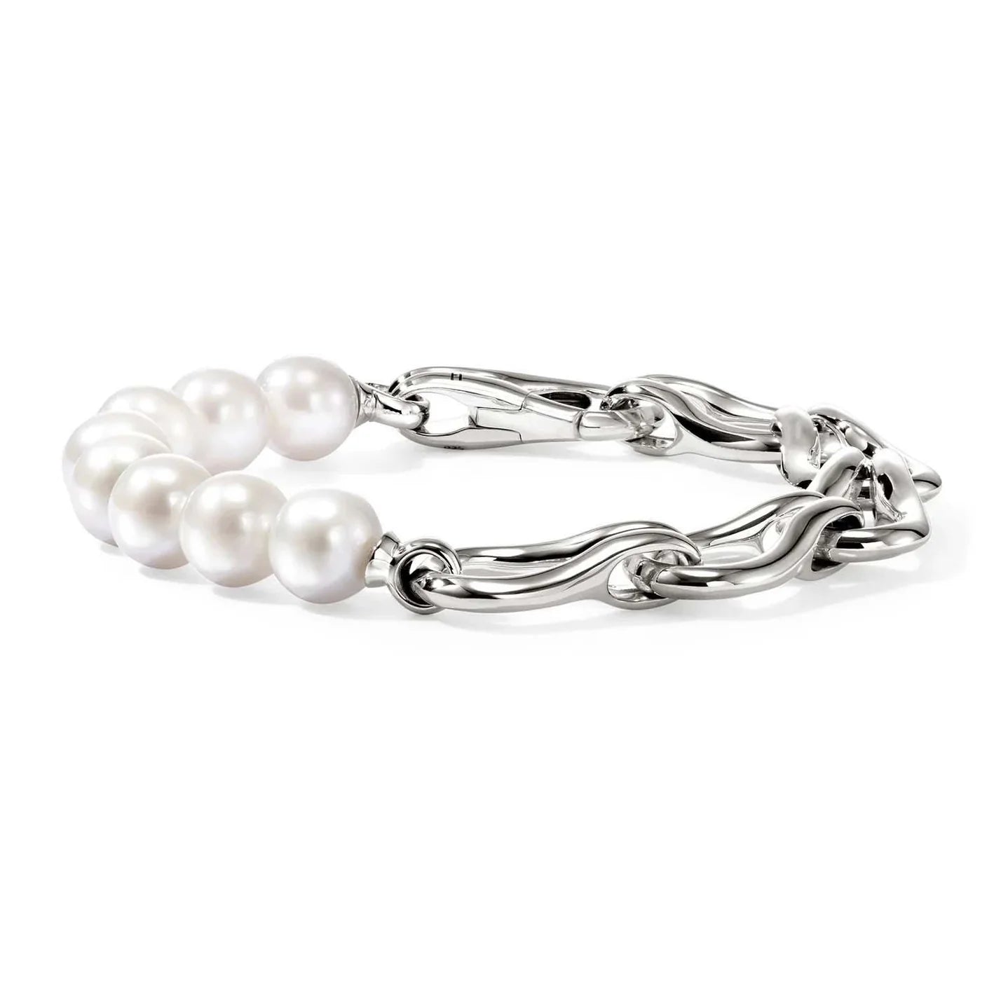 Surf Link Pearl Bracelet