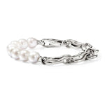 Surf Link Pearl Bracelet
