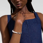 Surf Link Pearl Bracelet