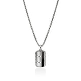 Icon 50 Black Onyx Tag Necklace