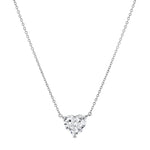 Platinum Heart Necklace