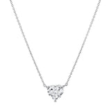 Platinum Heart Necklace