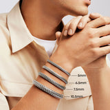 Icon Bracelet, Dark Silver, 10.5MM