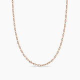 DY Madison® Chain Necklace in 18K Rose Gold, 3mm