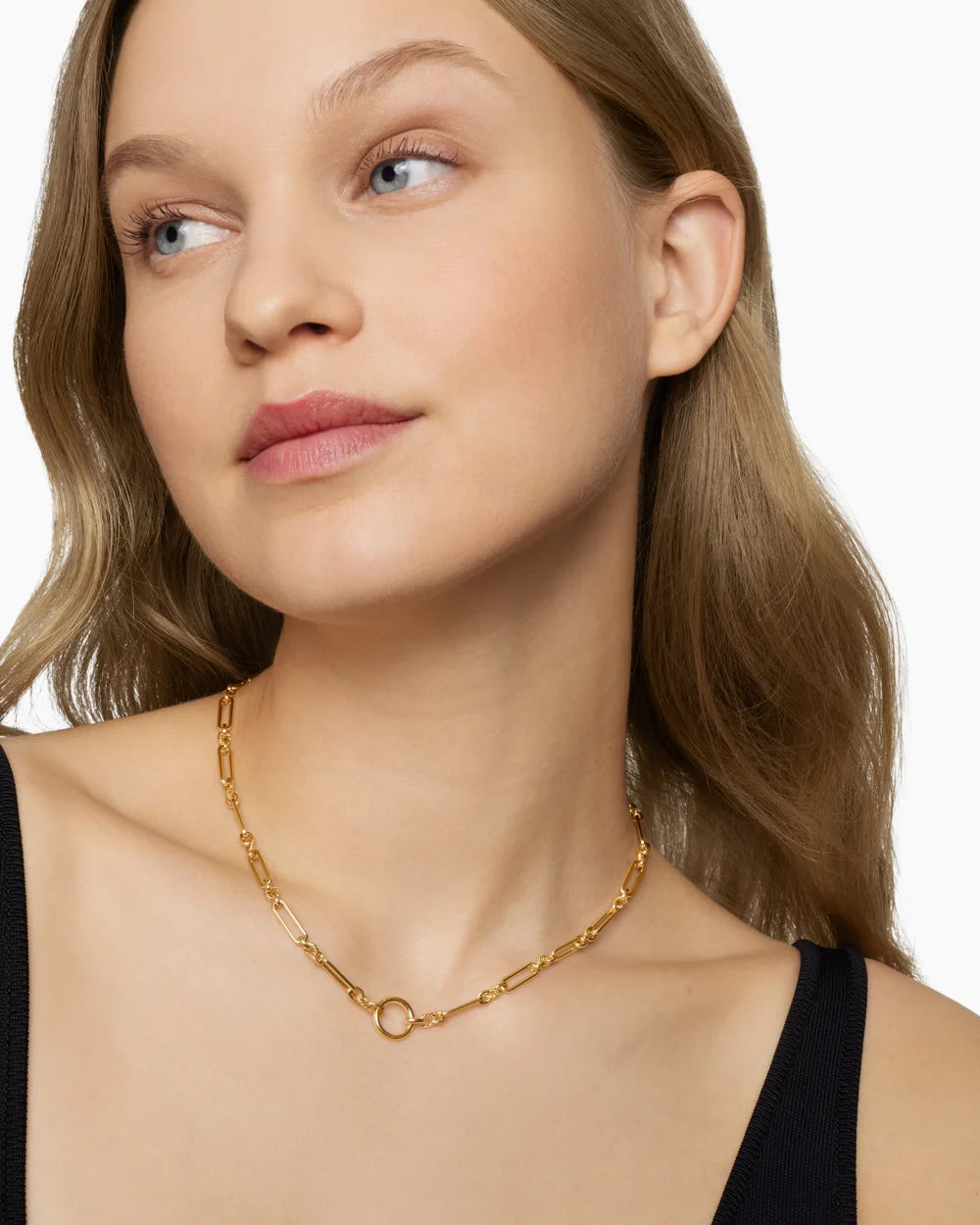 Lexington Chain Necklace 18K Yellow Gold, 4.5mm