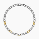 DY MADISON® CHAIN NECKLACE Sterling Silver with 18K Yellow Gold, 11mm