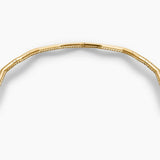Zig Zag Stax Necklace in 18K Yellow Gold with Diamonds, 5mm
