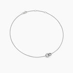 SCULPTED CABLE LINKED NECKLACE Sterling Silver, 9.2mm