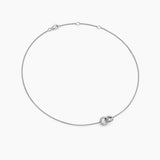 SCULPTED CABLE LINKED NECKLACE Sterling Silver, 9.2mm