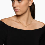 DY MADISON® PAVÉ TOGGLE CHAIN NECKLACE 18K Yellow Gold with Diamonds, 3mm