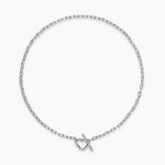 DY Madison® Heart Toggle Chain Necklace Sterling Silver, 3mm