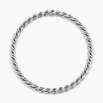 SCULPTED CABLE CHAIN NECKLACE Sterling Silver, 10mm