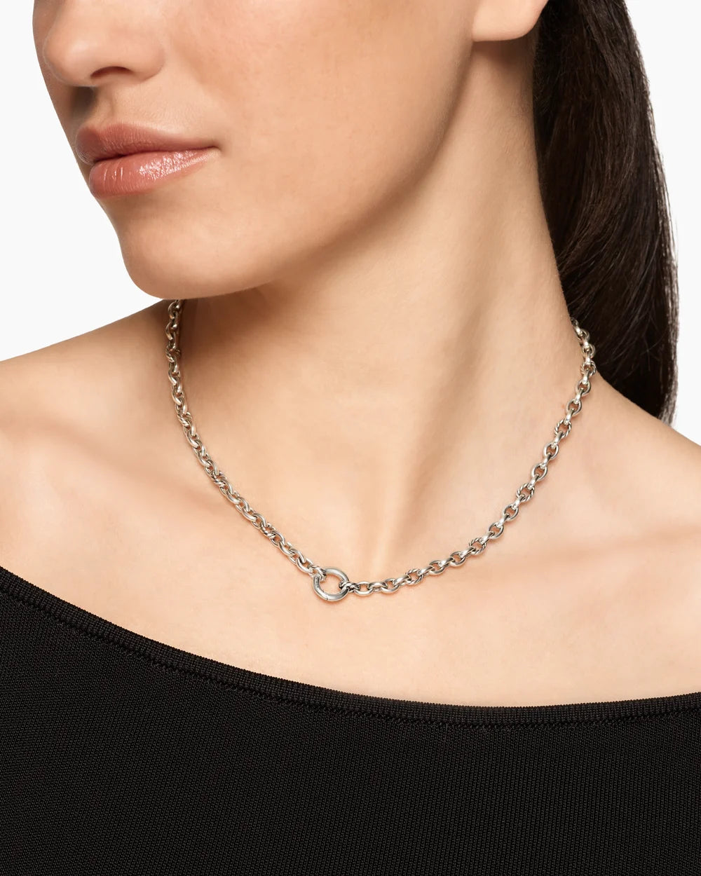 DY MERCER® PETITE CHAIN NECKLACE Sterling Silver, 4.5mm