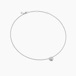 SCULPTED CABLE PENDANT NECKLACE Sterling Silver, 10mm