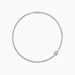 STAR OF DAVID STATION NECKLACE Sterling Silver, 3.6mm