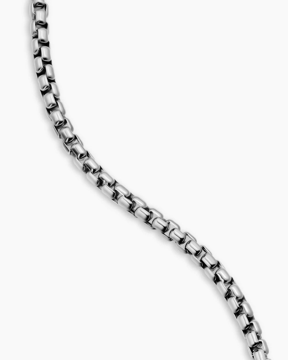 CROSS STATION NECKLACE Sterling Silver, 3.6mm