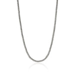 Heishi Necklace, Sterling Silver, 2.5MM