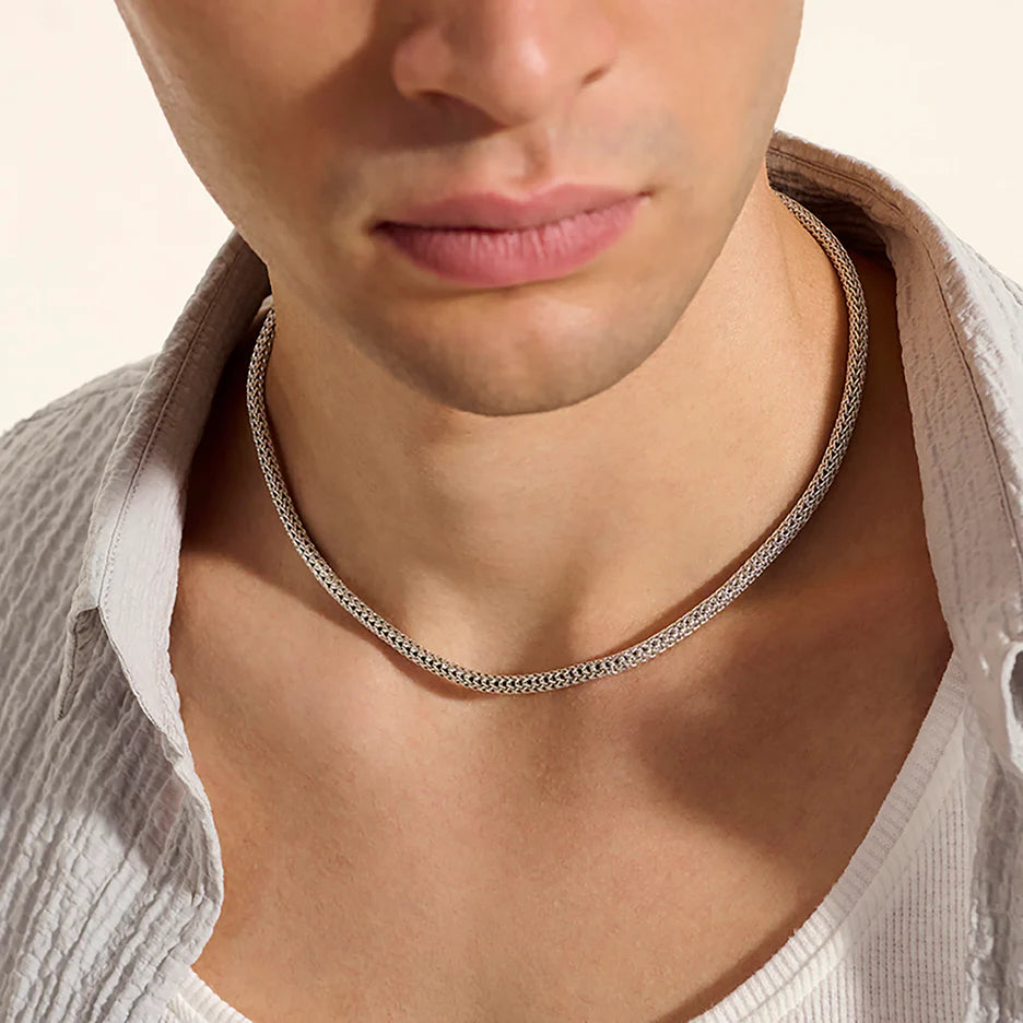 Icon Necklace, Sterling Silver, 5MM