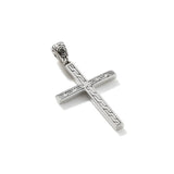 Jawan Cross Pendant Necklace, Sterling Silver