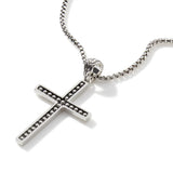 Jawan Cross Pendant Necklace, Sterling Silver