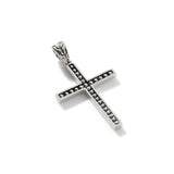 Jawan Cross Pendant Necklace, Sterling Silver