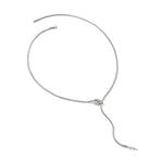 Naga Lariat, Sterling Silver, 2.5MM
