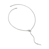 Naga Lariat, Sterling Silver, 2.5MM