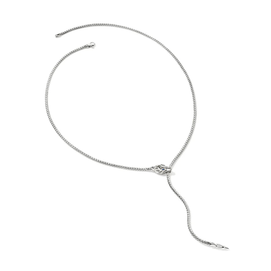 Naga Lariat, Sterling Silver, 2.5MM