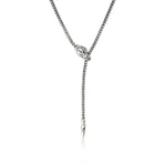 Naga Lariat, Sterling Silver, 2.5MM