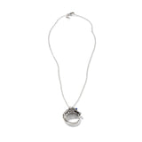 Naga Necklace, Sterling Silver, Pavé