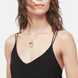 Naga Necklace, Sterling Silver, Pavé